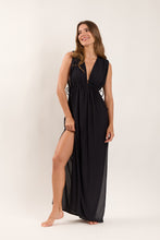 Carica l&#39;immagine nel visualizzatore di Gallery, Black Long Dress Soleil
