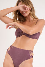 Carica l&#39;immagine nel visualizzatore di Gallery, Set Malibu-Ebano Bandeau-Iris Highwaist-Spin-Iris
